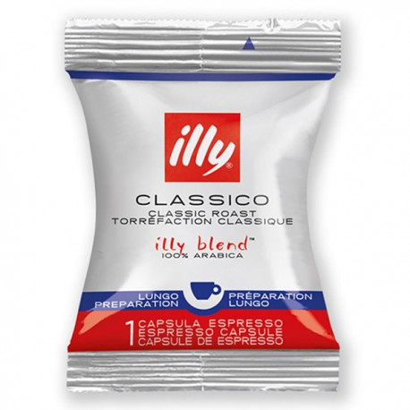 100 capsules Illy Espresso Lungo